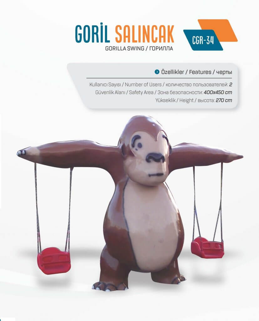 Goril Figürlü Salıncak – CGR 34