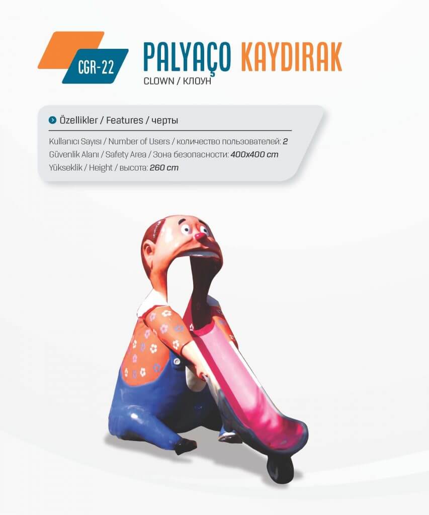 Palyaço Temalı Kaydırak – CGR 22