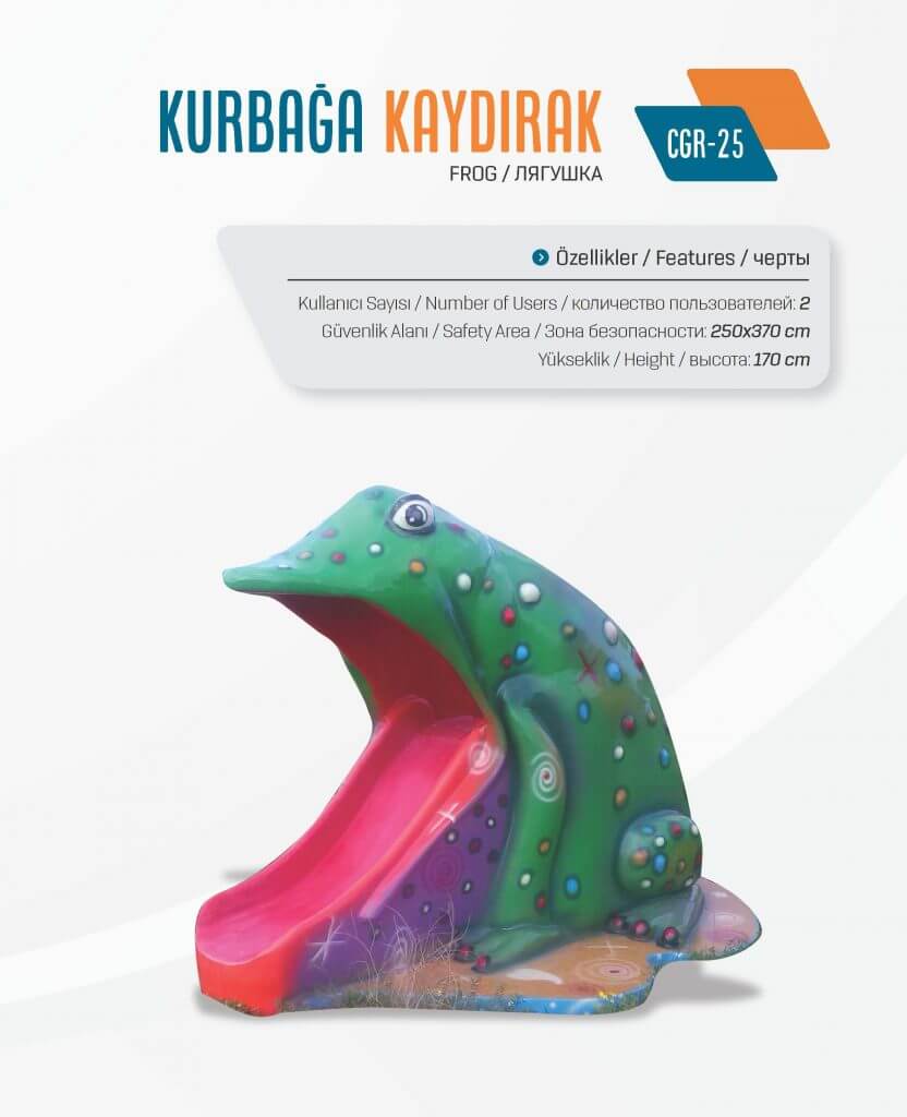 Kurbağa Temalı Kaydırak – CGR 25