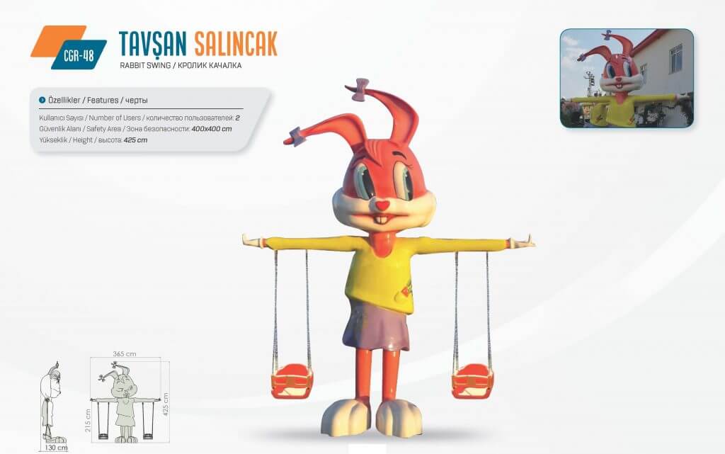 TAVŞAN FİGÜRLÜ SALINCAK – CGR 48