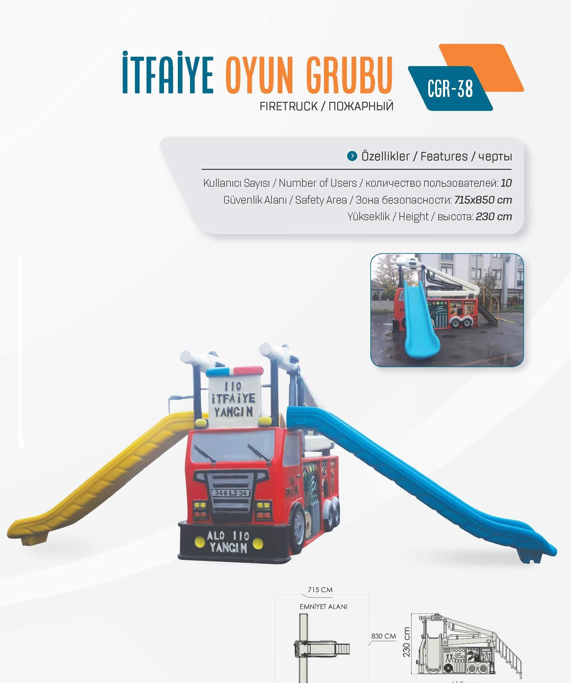 İtfaiye Temalı Oyun Grubu – CGR 38