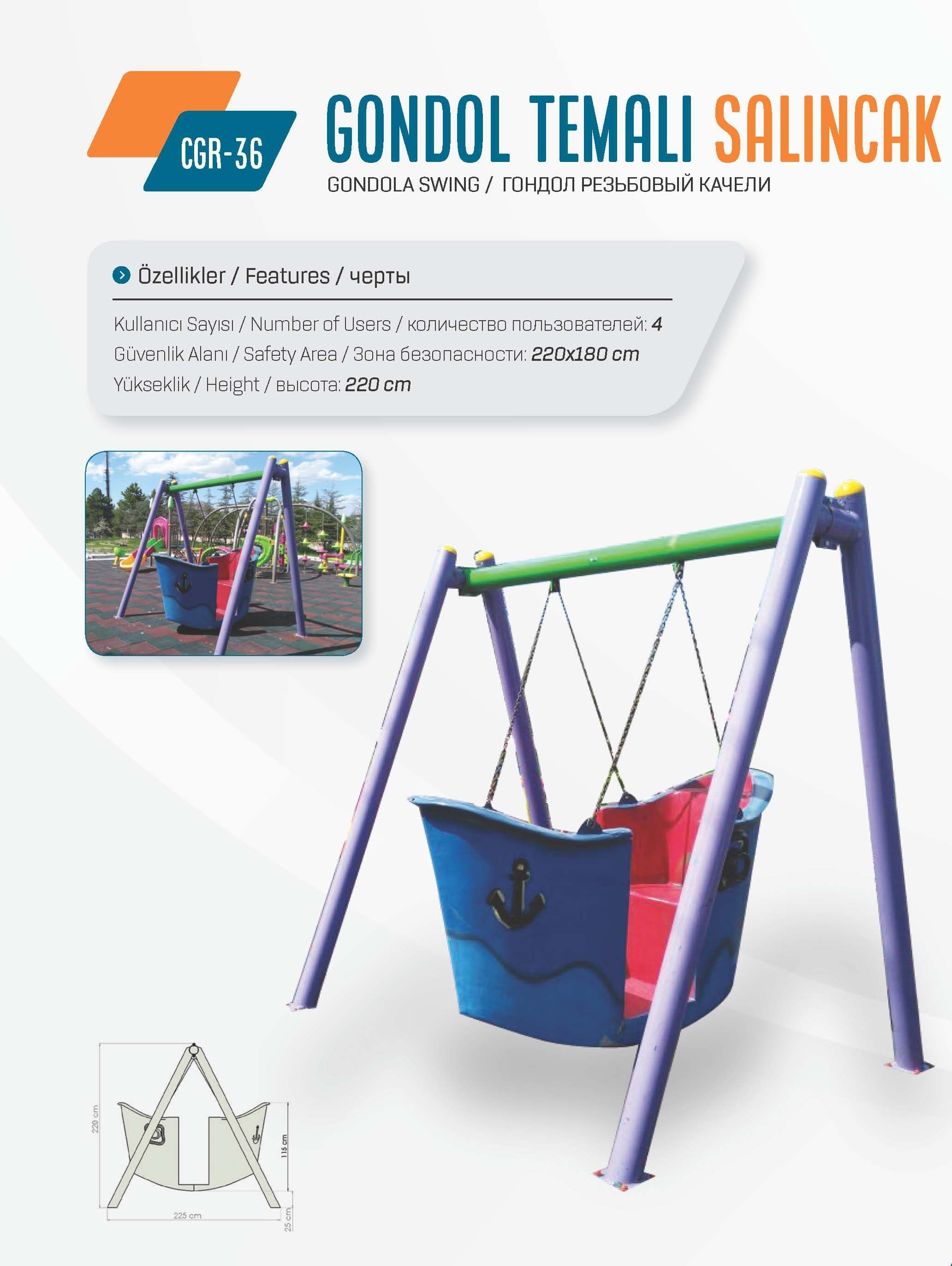 Gondol Temalı Salıncak – CGR 36