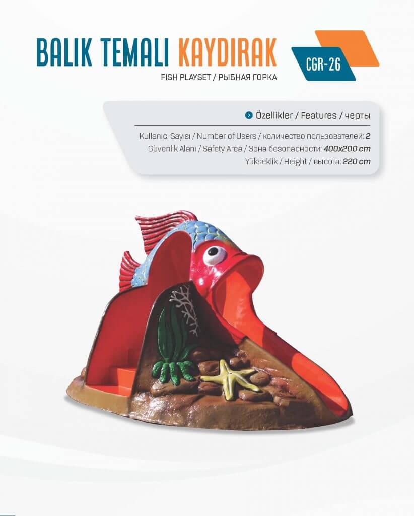 Balık Temalı Kaydırak – CGR 26