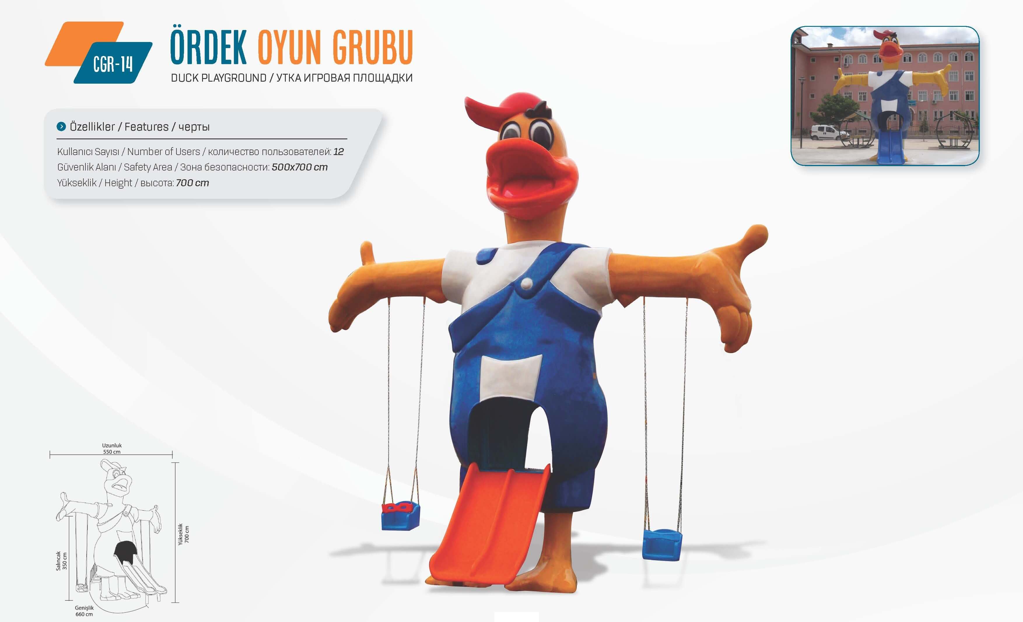 Dev Ördek Temalı Oyun Grubu – CGR 14