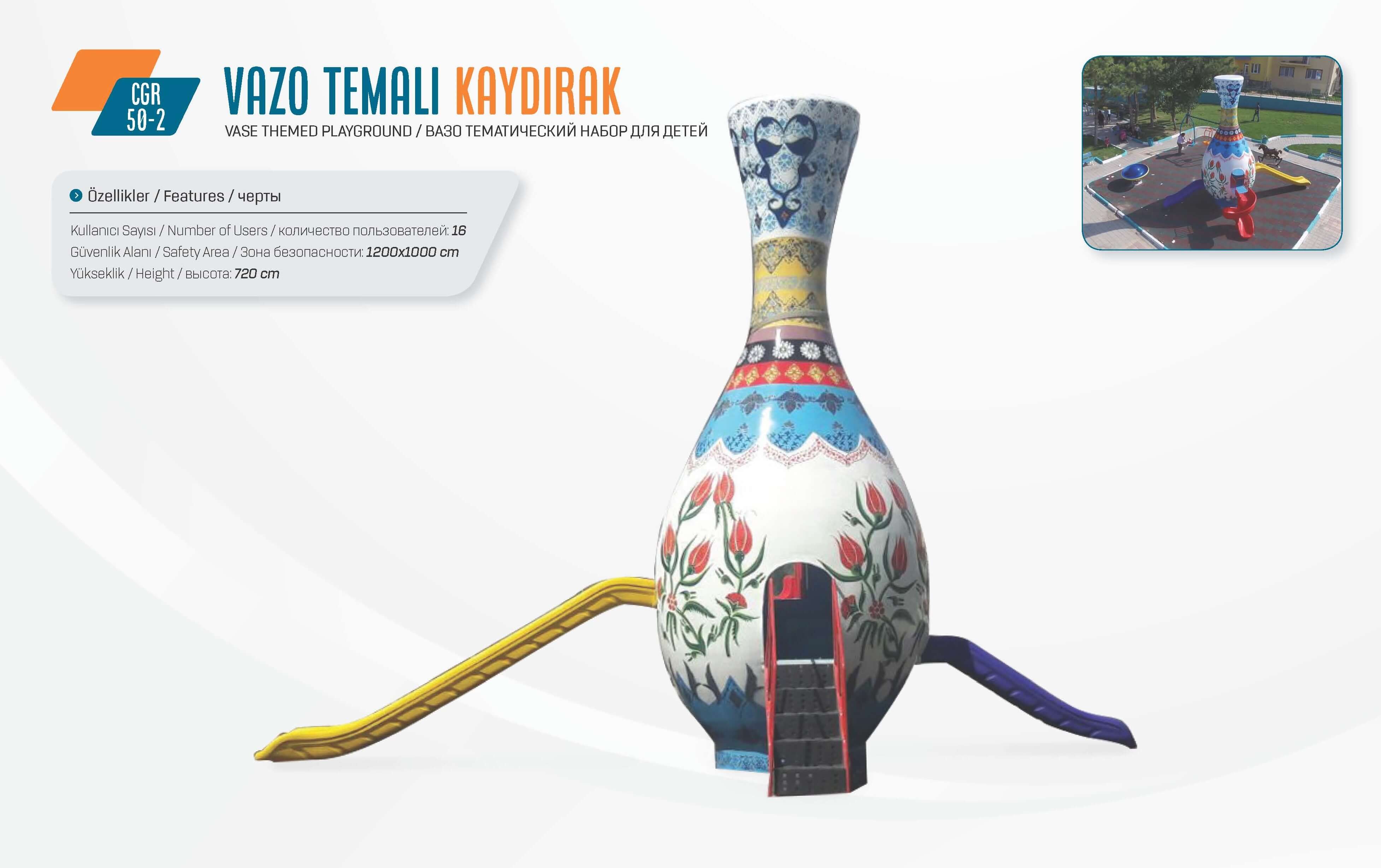 Vazo Temalı Kaydırak – CGR 50-2