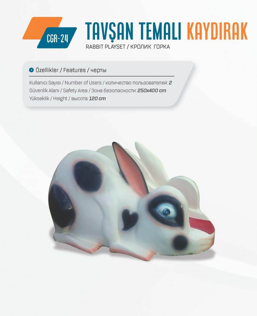Tavşan Temalı Kaydırak – CGR 24