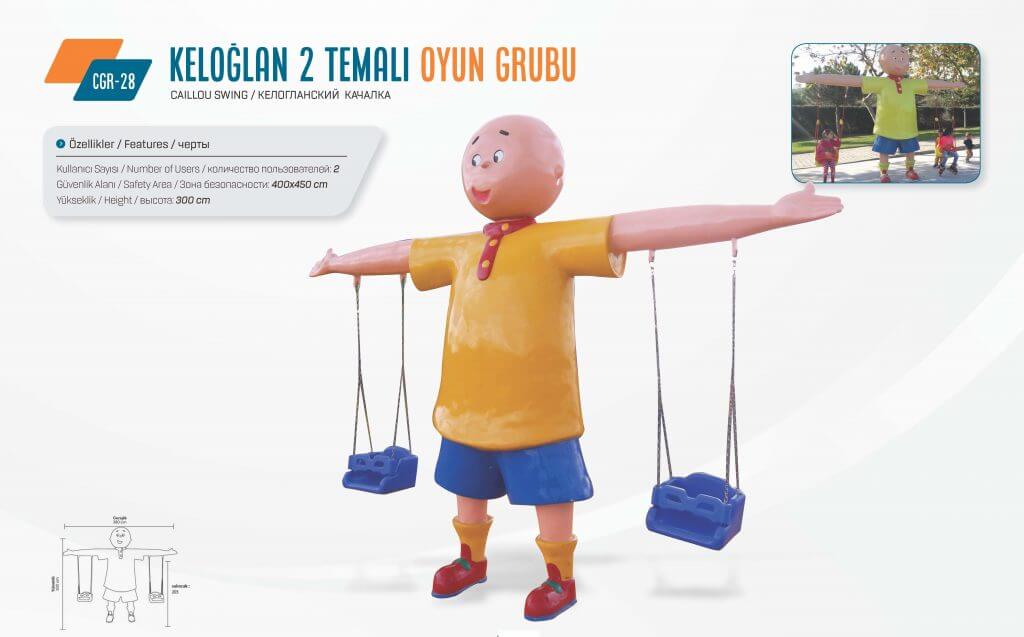 KELOĞLAN 2 FİGÜRLÜ SALINCAK – CGR 28