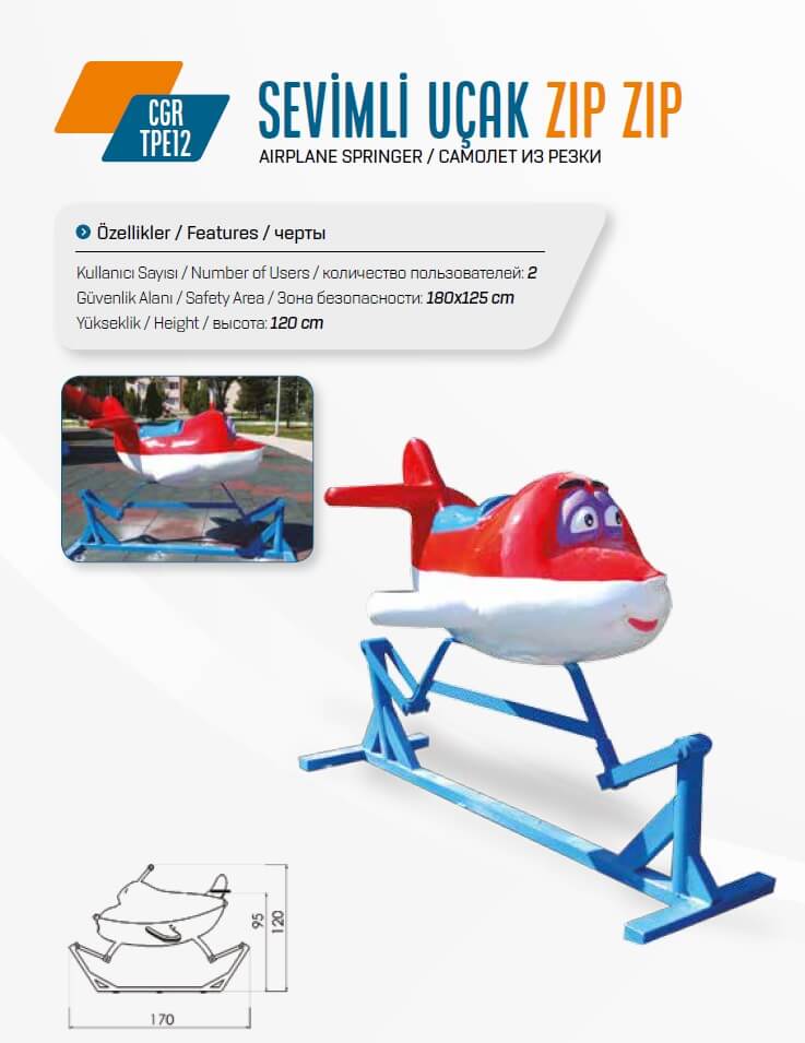 Sevimli Uçak Zıp Zıp – CGR TPE12