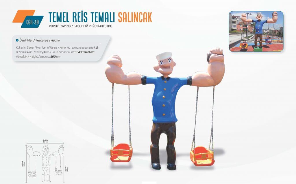 TEMEL REİS FİGÜRLÜ SALINCAK – CGR 30