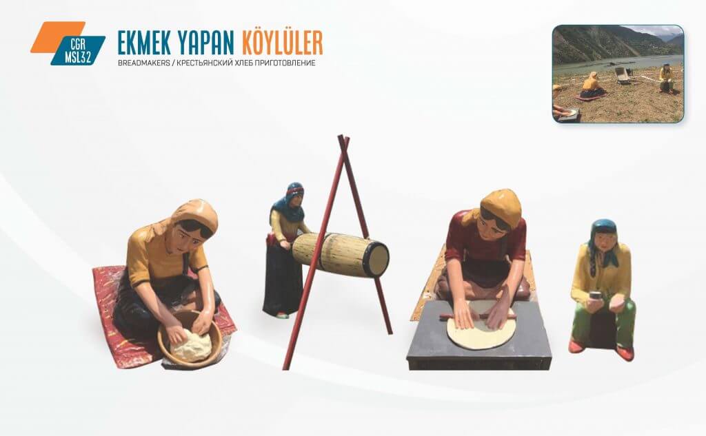 Ekmek Yapan Köylü İnsanlar- CGR MSL 32