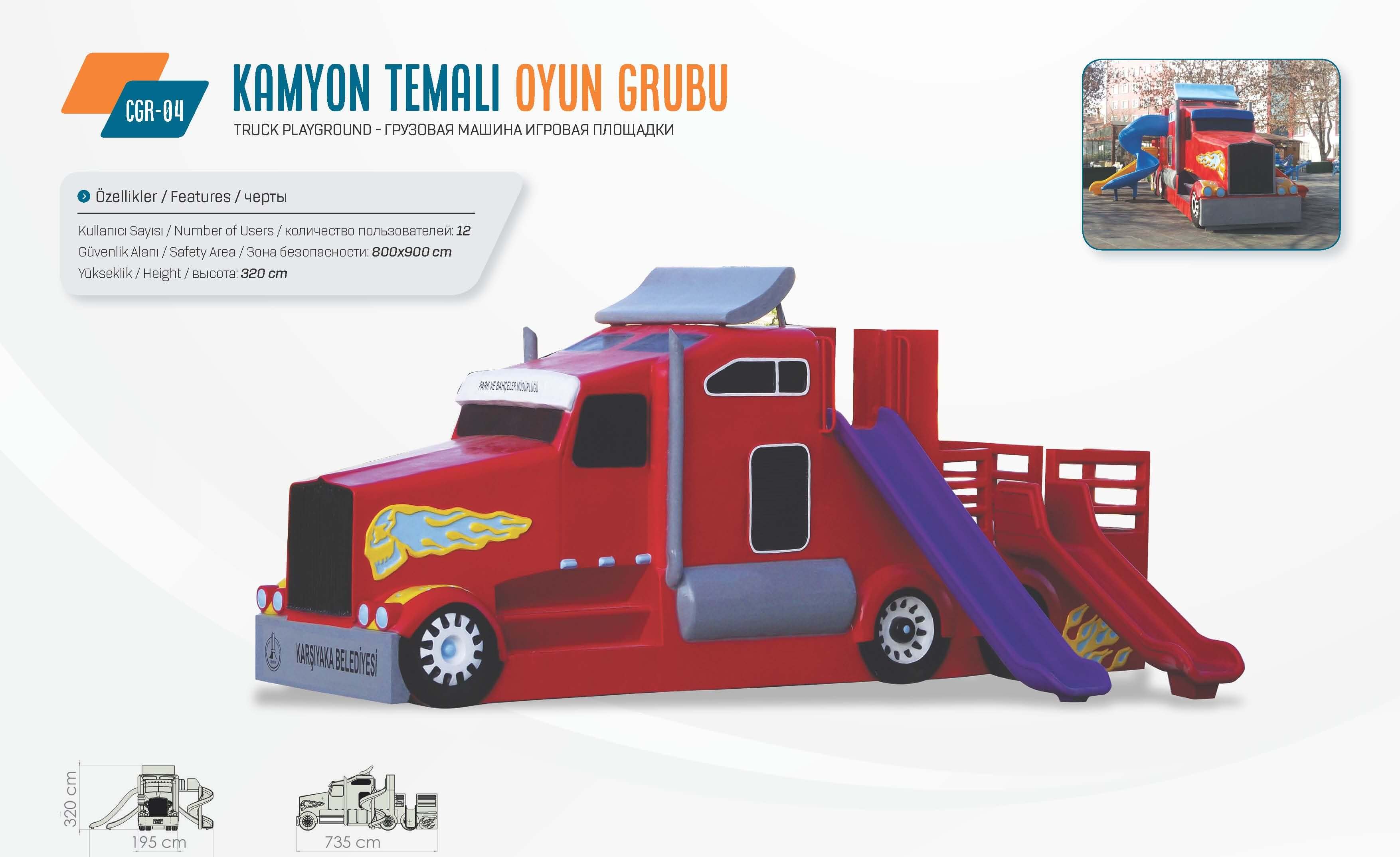 Kamyon Temalı Çocuk Parkı – CGR 04