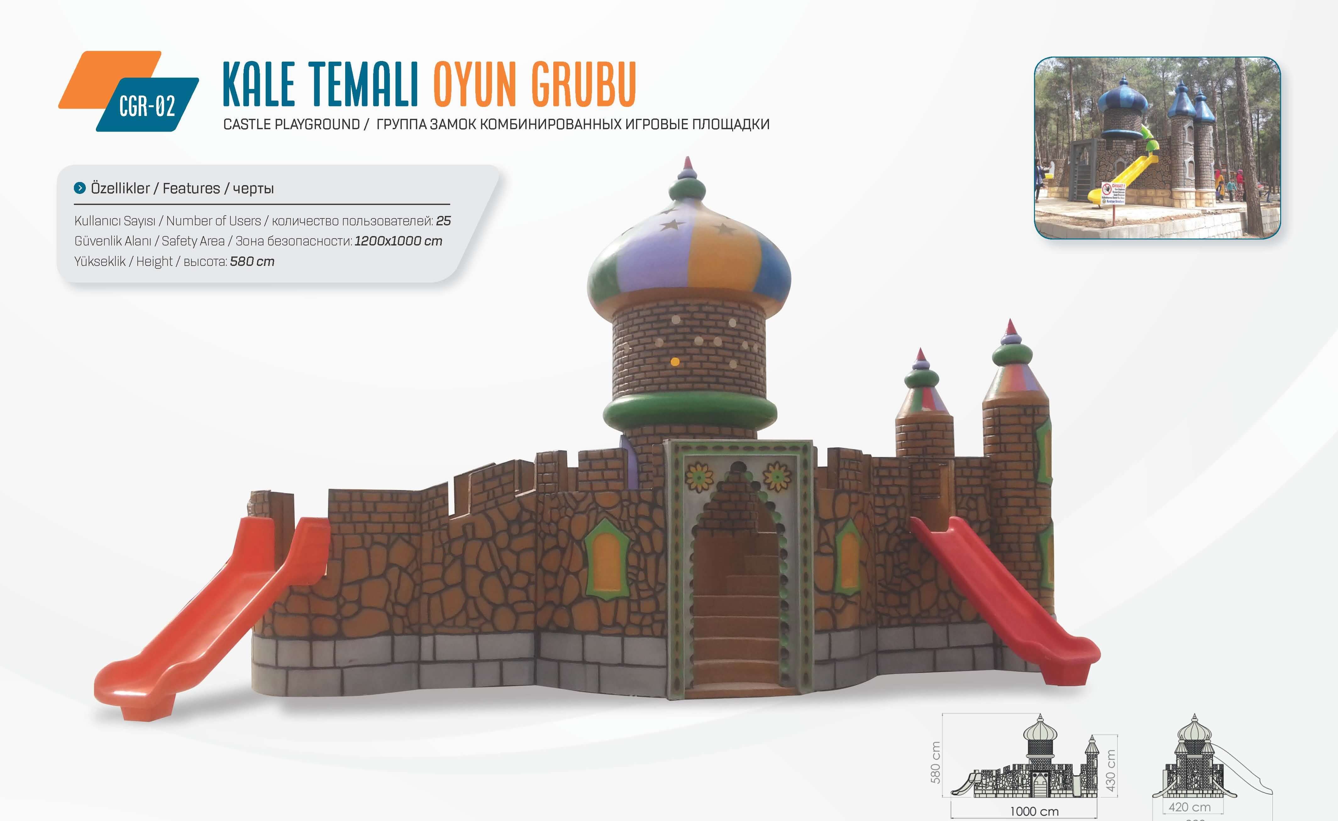 Kale Temalı Çocuk Parkı – CGR 02