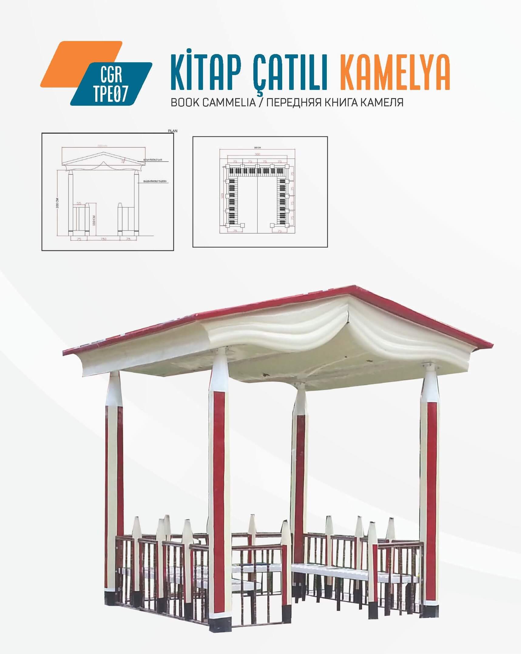Kitap Çatılı Kamelya – CGR TPE07