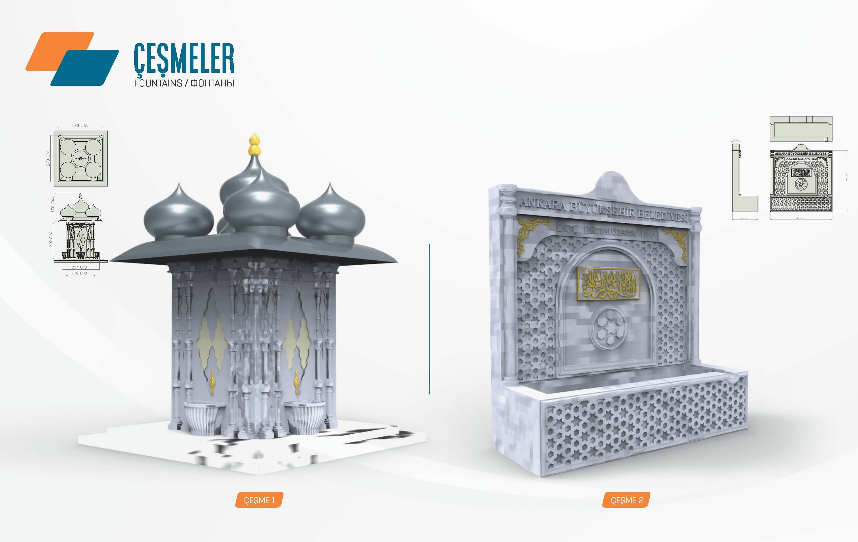 Fiberglass Çeşmeler