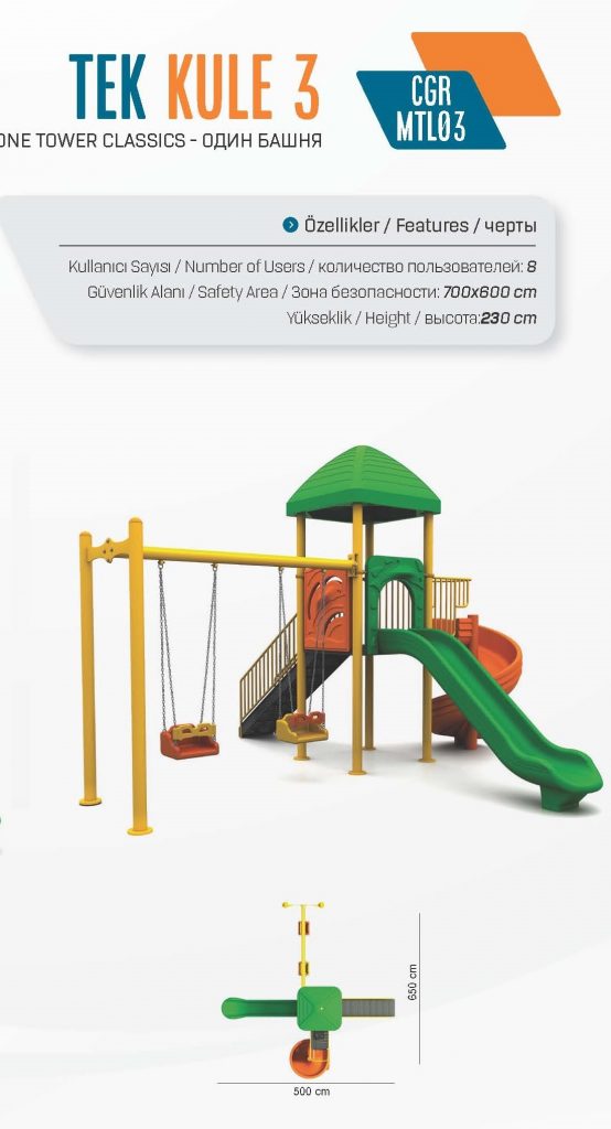 Klasik Bir Kuleli Çocuk Parkı- MTL 3