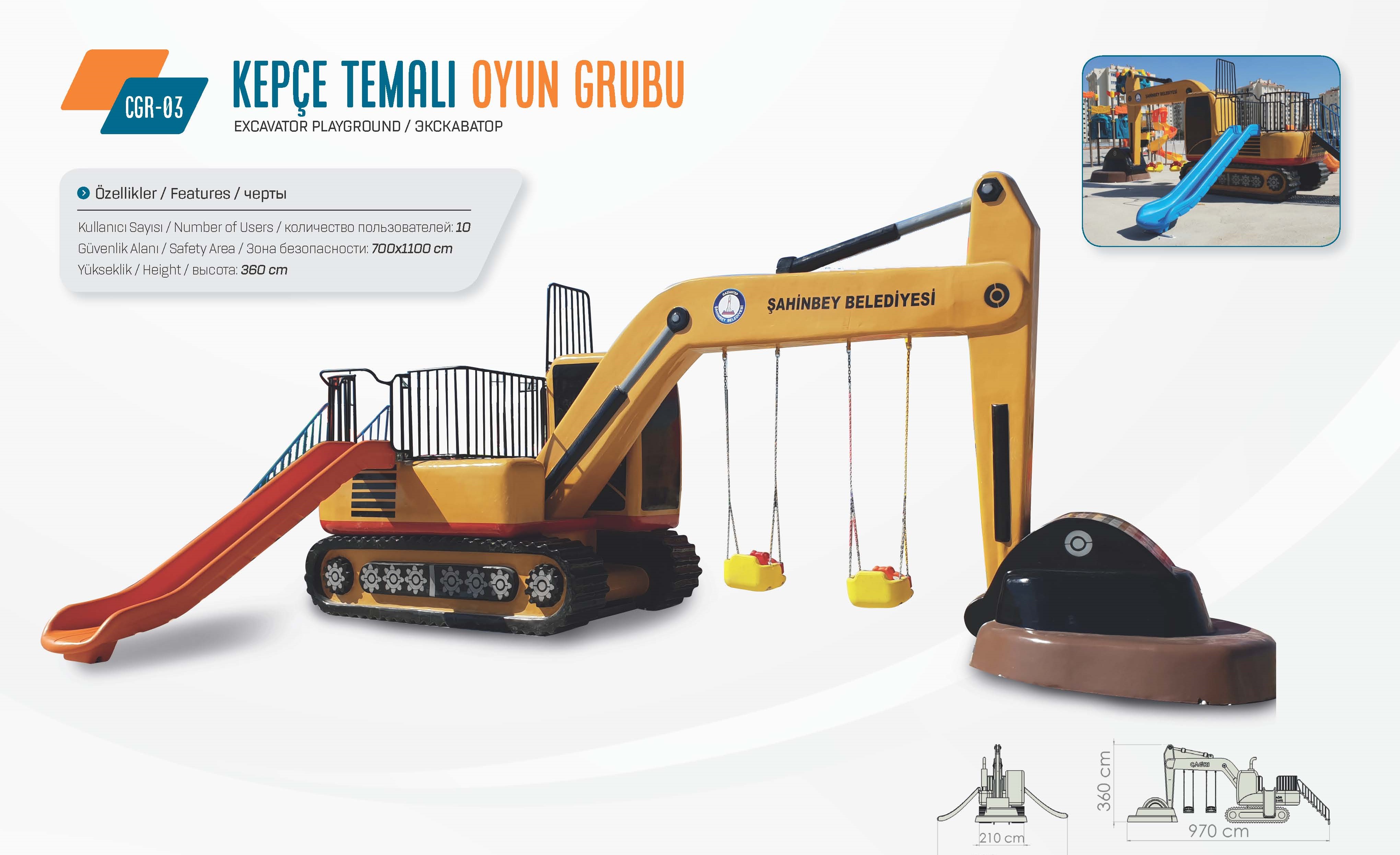 Kepçe Temalı Çocuk Parkı – CGR 03
