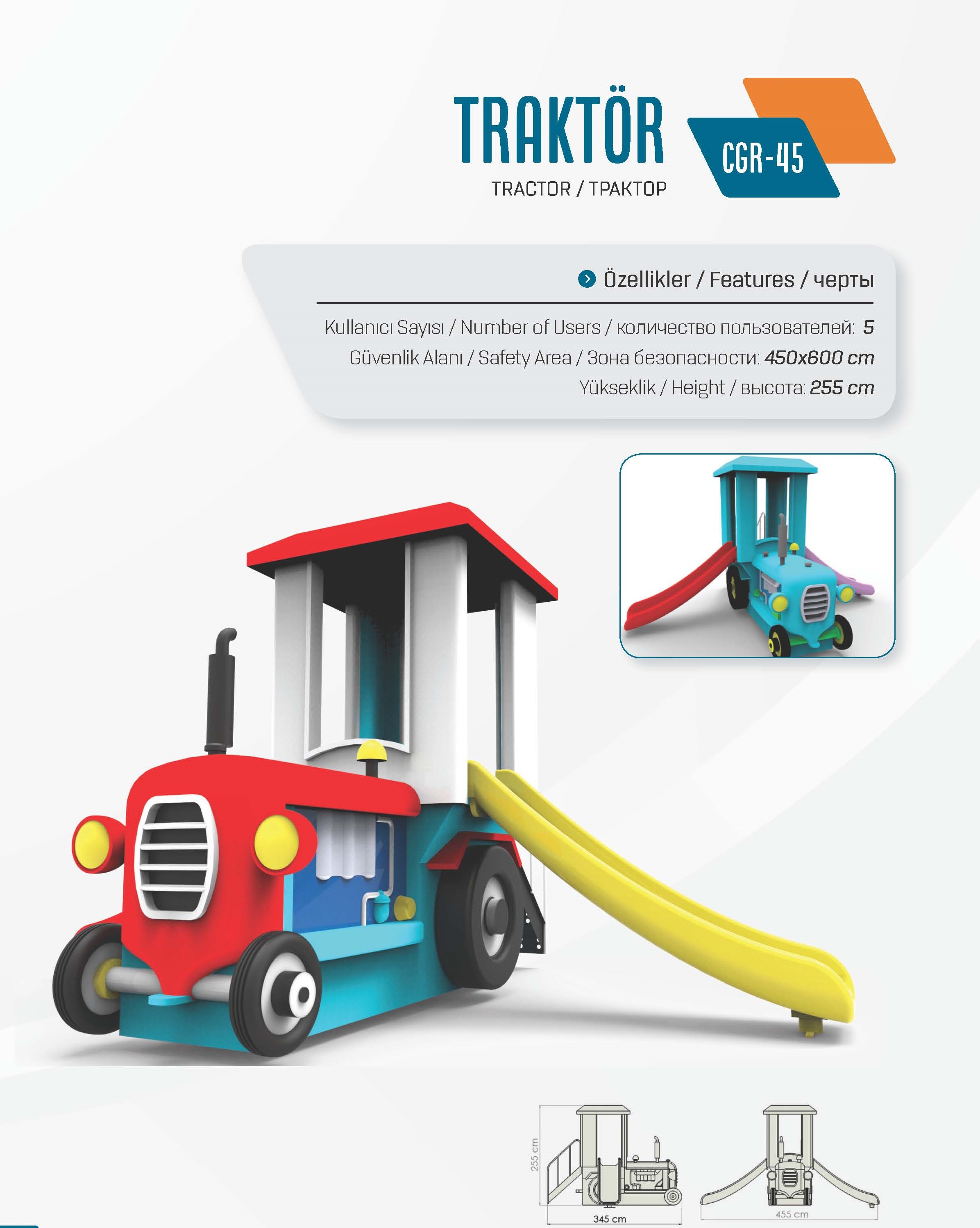 Traktör Temalı Oyun Grubu – CGR 45